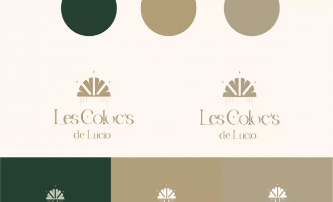 Création d'une identité visuelle pour "Les Coloc's de Lucio", Rennes, HD Graphisme