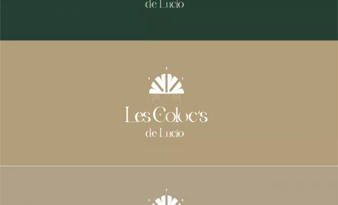 Création d'une identité visuelle pour "Les Coloc's de Lucio", Rennes, HD Graphisme