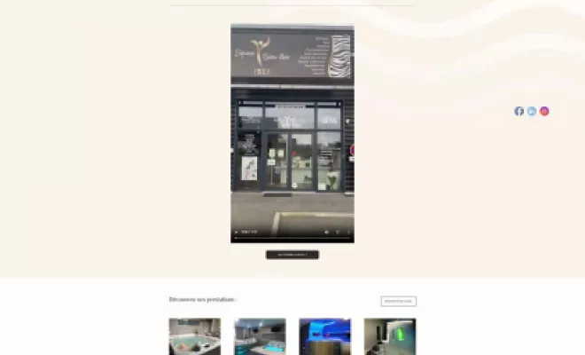 Création d'un site internet pour "Ista bien-être", Rennes, HD Graphisme
