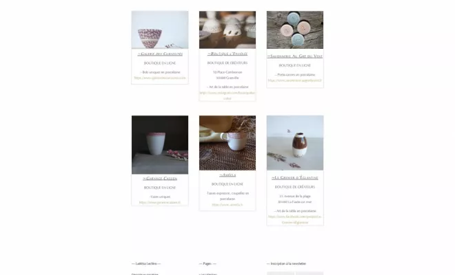 Création d'un site internet pour "Laétitia Leclère", Rennes, HD Graphisme