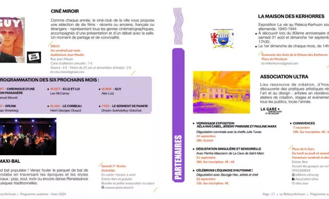 Réalisation d'un catalogue pour la maire de Relecq, Rennes, HD Graphisme