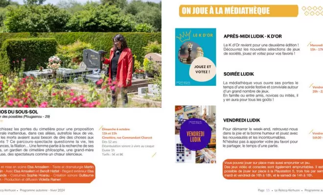 Réalisation d'un catalogue pour la maire de Relecq, Rennes, HD Graphisme