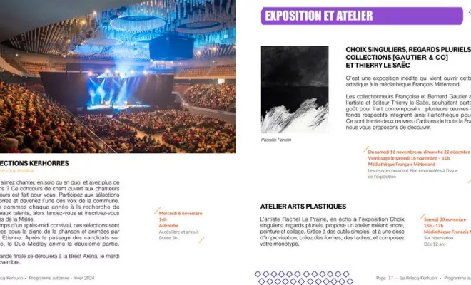 Réalisation d'un catalogue pour la maire de Relecq, Rennes, HD Graphisme