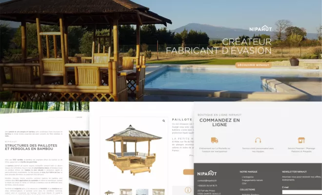 Clone of Création d'un site internet pour "Nipahut", Rennes, HD Graphisme