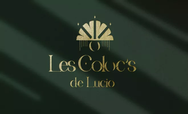 Création d'une identité visuelle pour "Les Coloc's de Lucio", Rennes, HD Graphisme