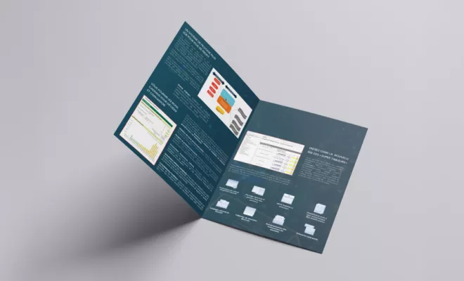 Création d'une brochure pour "Trin Partners", Rennes, HD Graphisme