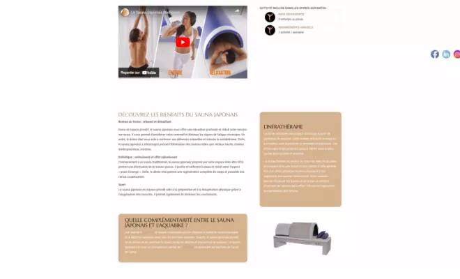 Création d'un site internet pour "Ista bien-être", Rennes, HD Graphisme