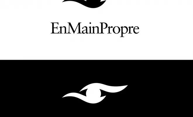 Création d'une nouvelle identité visuelle pour "En main propre", Rennes, HD Graphisme