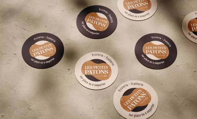Création de logo pour "Les Petits Pâtons", Rennes, HD Graphisme