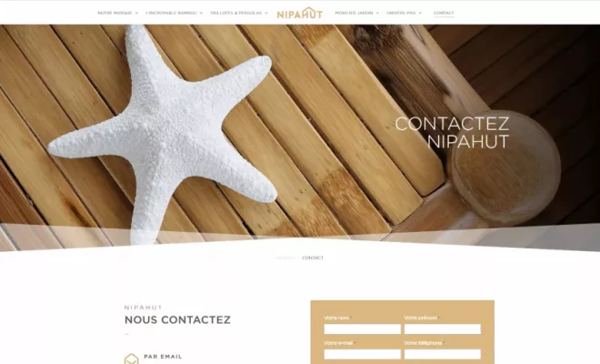 Clone of Création d'un site internet pour "Nipahut", Rennes, HD Graphisme